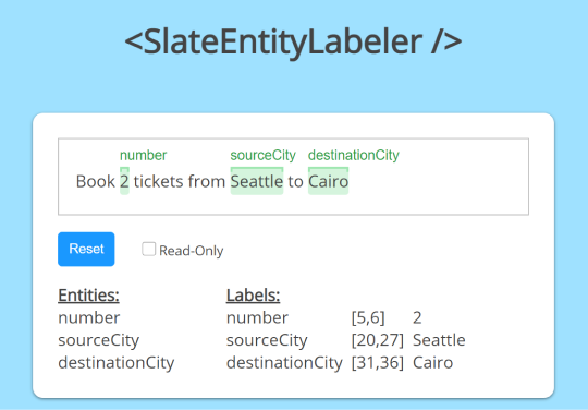 Slate Entity Labeler project